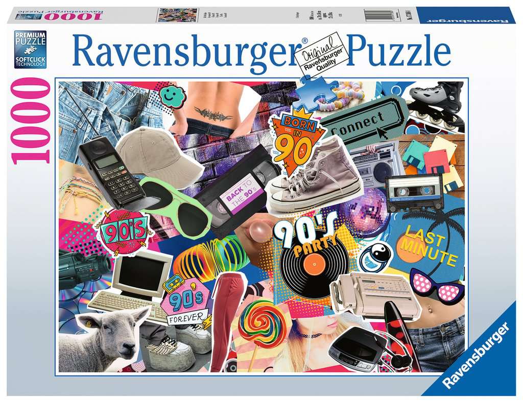 [ RAV173884 ] Ravensburger puzzel De jaren 90 (1000 stukjes)