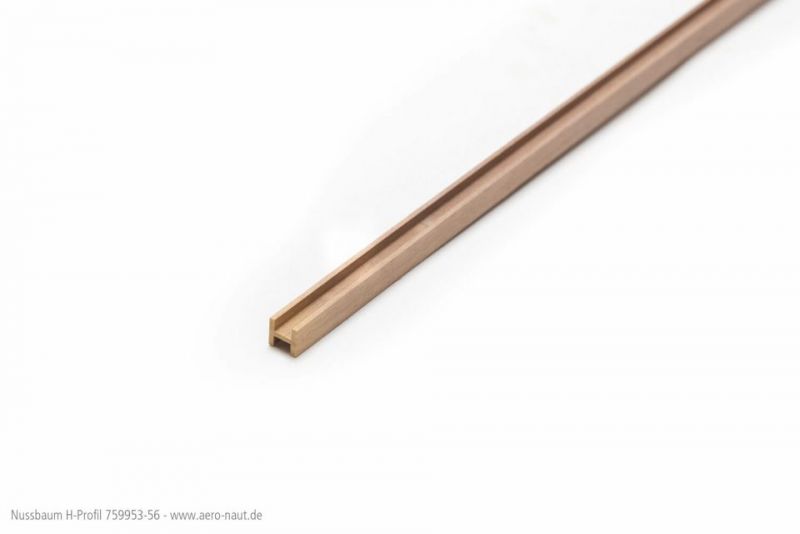 [ NOTELAARH6X6 ] notelaar H profiel 6x6mm 1 meter (AE7599-56) 