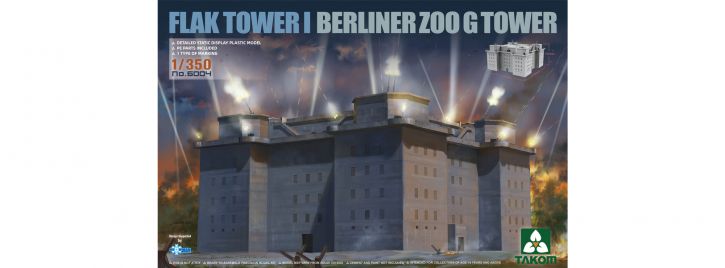 [ TAKOM6004 ] Takom Flak tower I berliner ZOO G tower 1/350