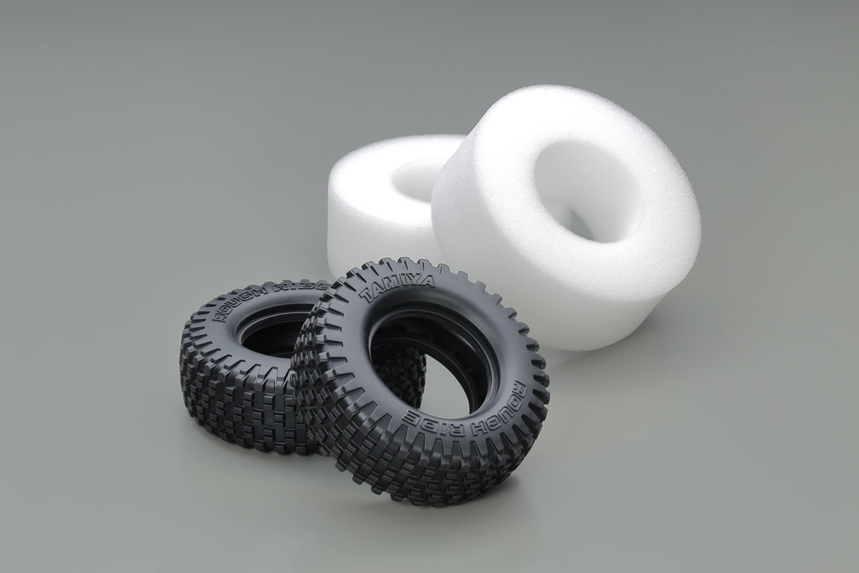 [ T51717 ] Tamiya block pin "rough ride"  Rear Tires (with inner sponge)