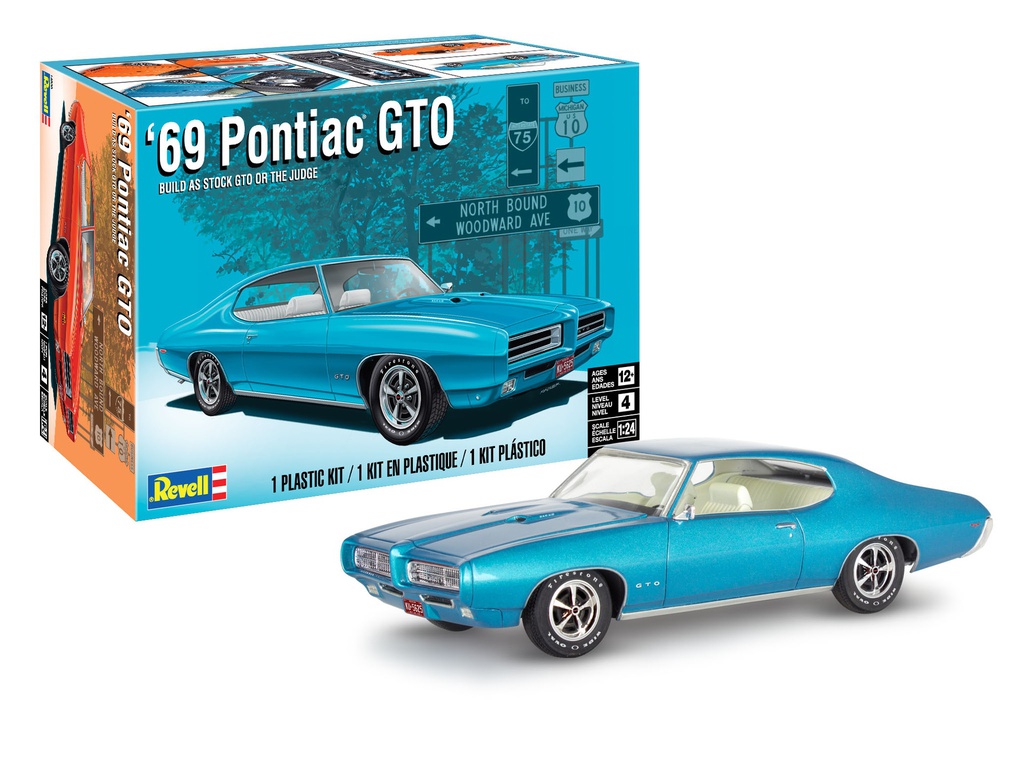 [ RE4530 ] Revell '69 Pontiac GTO 1/24