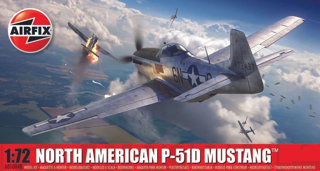 [ AIRA01004B ] Airfix North american P-51D mustang 1/72