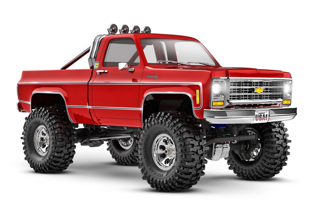 [ TRX-97064-1RED ] Traxxas TRX-4M High Trail crawler with 1979 Chevrolet K10 Truck body 1/18 4WD - Red - trx97064-1red