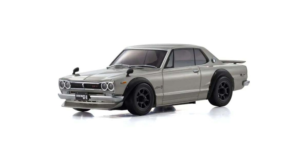 [ K32636S ] Kyosho Mini-Z AWD Nissan Skyline 2000 GT-R KPGC10 Silver (MA020/KT531P)