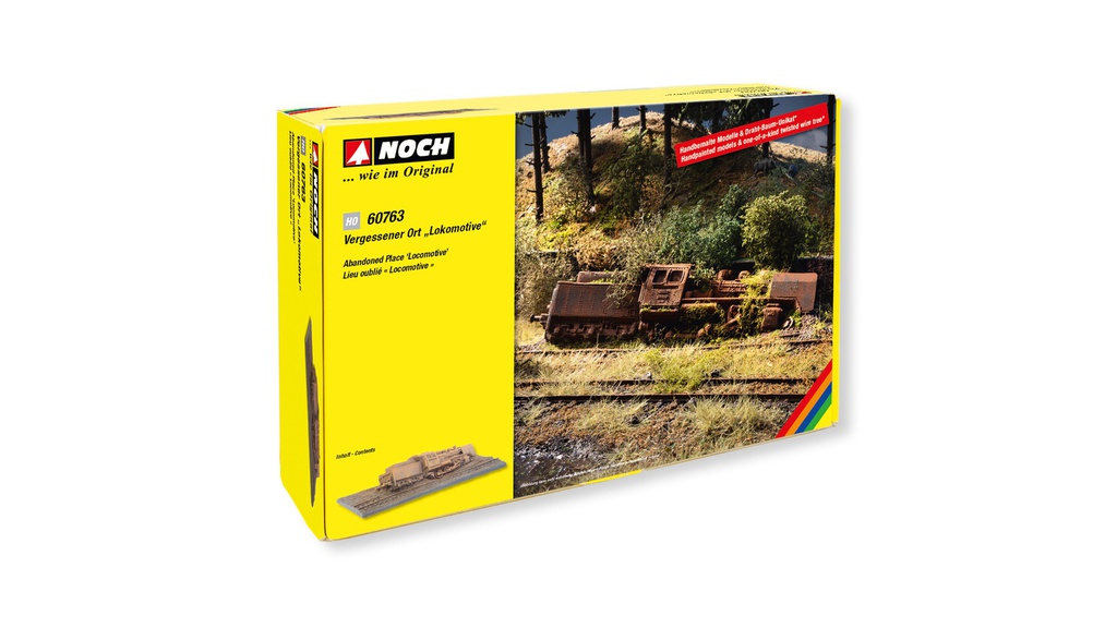[ NO60763 ] Noch Vergeten plaats "Locomotief" 1/87