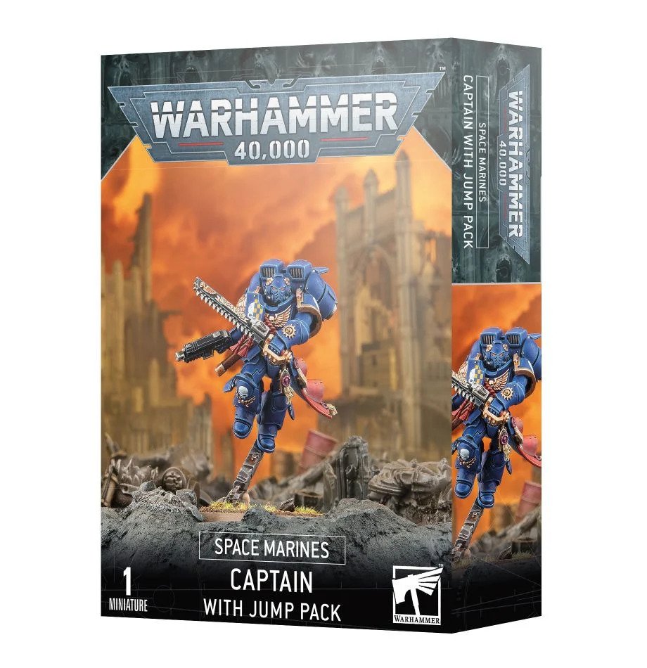 [ GW48-17 ] SPACE MARINES: CAPTAIN WITH JUMP PACK