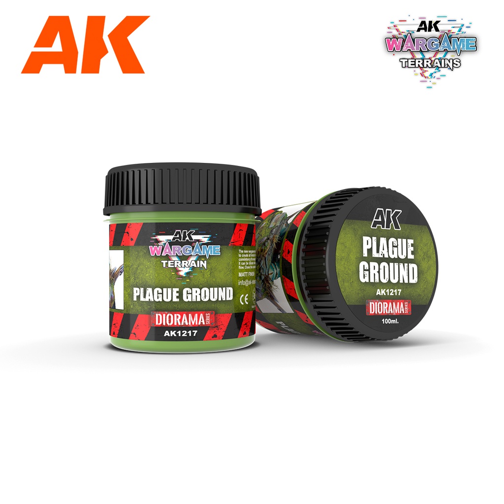 [ AK1217 ] AK-interactive PLAGUE GROUND – WARGAME TERRAINS – 100ML