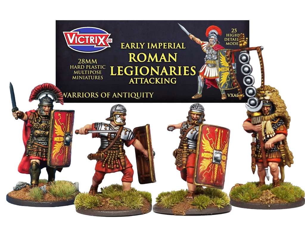 [ VICTRIXVXA026 ] EARLY IMPERIAL ROMAN LEGIONARIES ATTACKING