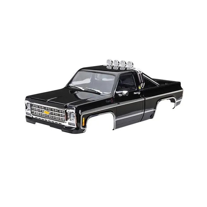 [ TRX-9811-BLK ] TraxxasBody, Chevrolet K10 Truck (1979), complete, black (includes grille, side mirrors, door handles, roll bar, windshield wipers, &amp; clipless mounting) (requires #9835 front &amp; rear bumpers)