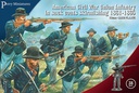 [ PERRYACW120 ] American Civil War Union Infantry in sack coats skirmishing 1861-65