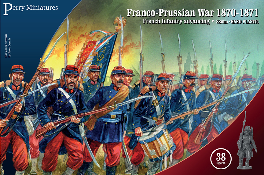 [ PERRYFRE1 ] Franco-Prussian War French Infantry advancing