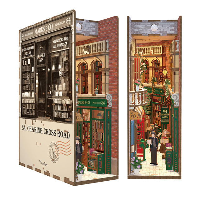 [ TONETQ114 ] Tonecheer Book Nook 84 charing Cross R oad 3D puzzle