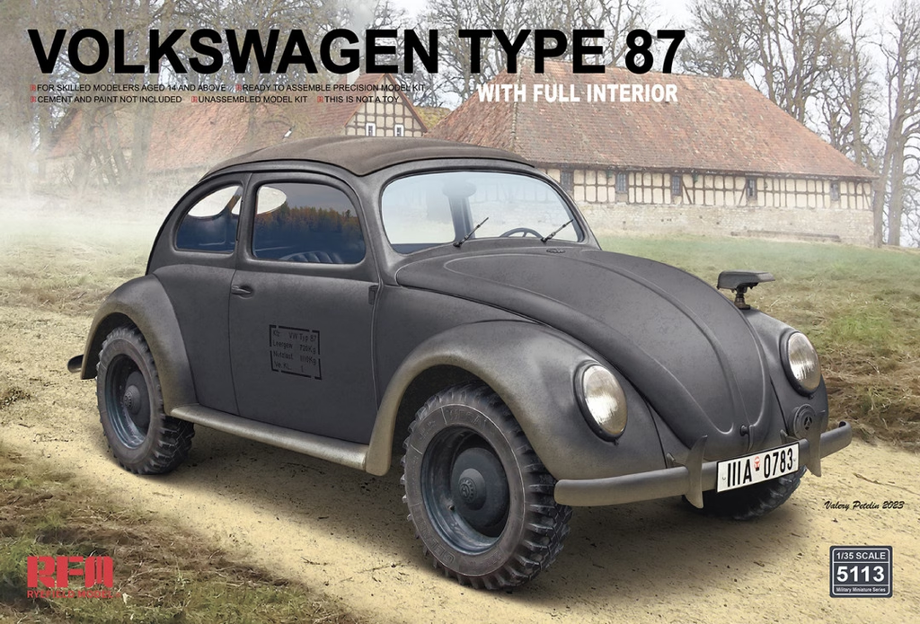 [ RFM5113 ] RFM VOLKSWAGEN TYPE 87 WITH FULL INTERIOR 1/35