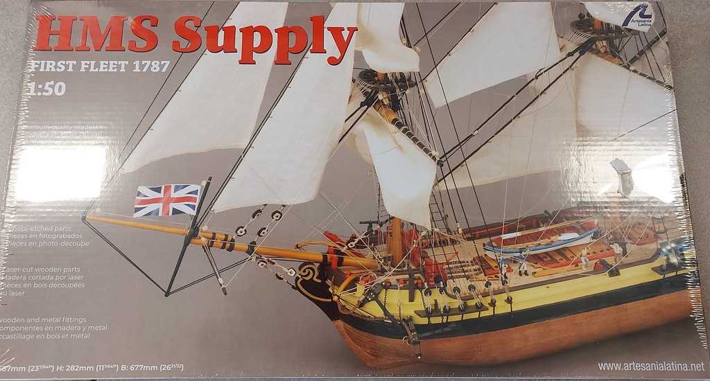 [ AL22420 ] Artesania Latina HMS Supply 1/50  2024