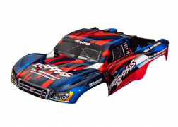 [ TRX-5851R ] Traxxas Body, Slash® 2WD (also fits Slash® VXL & Slash® 4X4), red & blue (painted, decals applied) - trx5851r