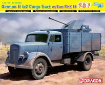 [ DRA6828 ] German 3t 4x2 Truck w/2cm FlaK 38