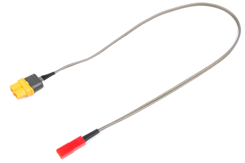 [ GF-1205-034 ] Charge Lead Pro "XT60"-BEC - 40cm Flat silicone wire 22AWG