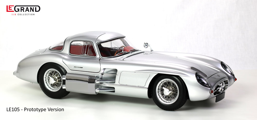 [ LE105 ] LEGRAND Mercedes-Benz 300 SLR ''Uhlenhaut Coupé'' 1/8 kit silver-red 