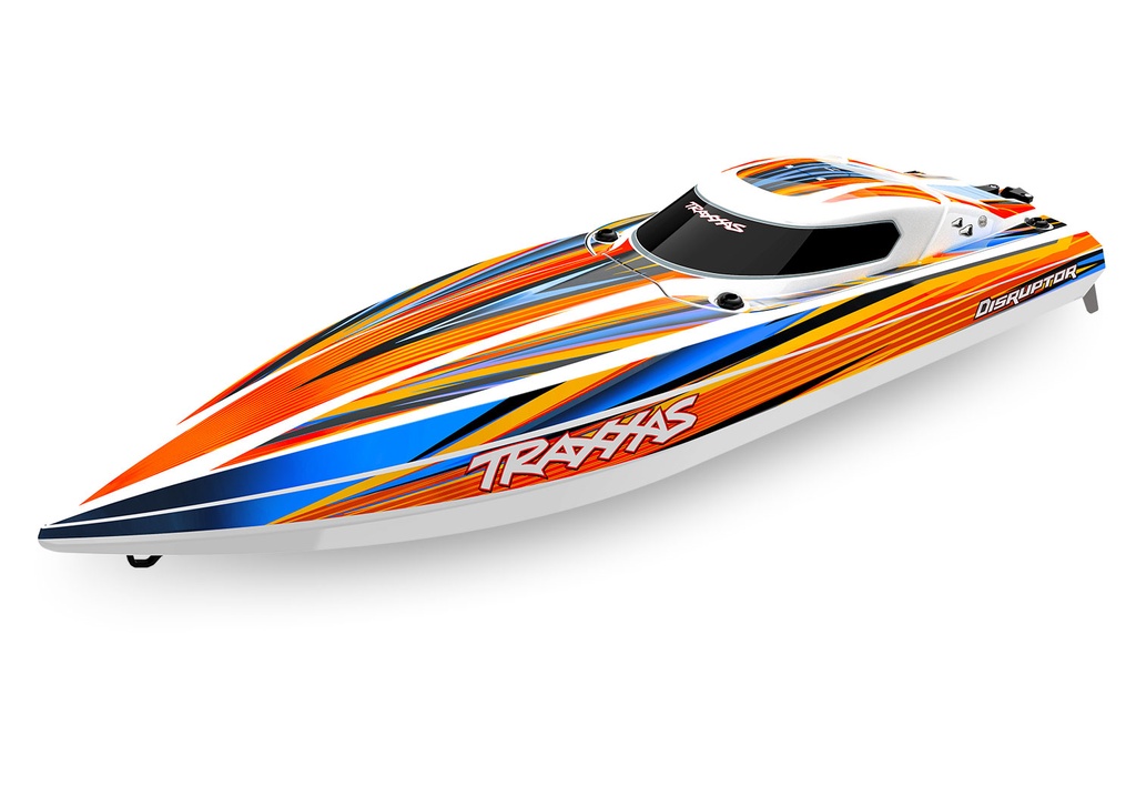 [ TRX-106064-4ORNG ] Traxxas disruptor 4S High-performance boat - Orange - TRX106064-4