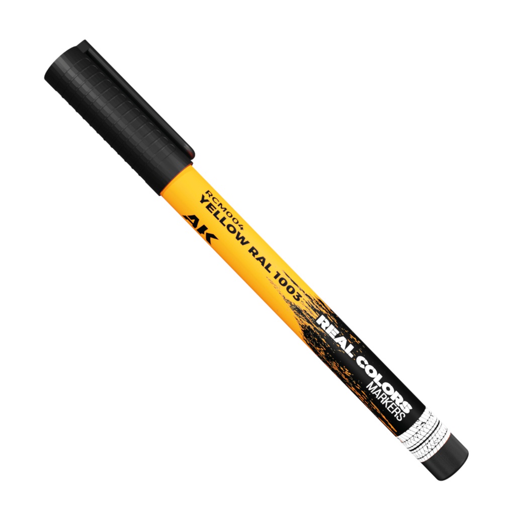 [ AKRCM004 ] Ak-interactive REAL COLORS MARKERS YELLOW RAL1003
