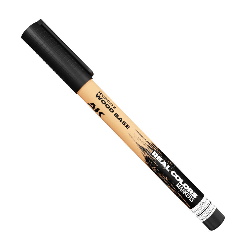 [ AKRCM012 ] Ak-interactive REAL COLORS MARKERS WOOD BASE