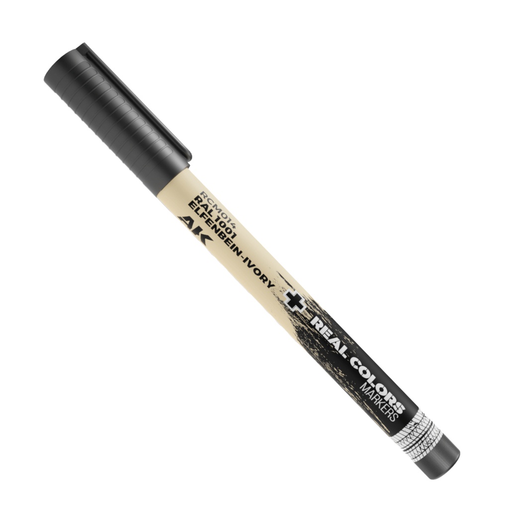 [ AKRCM014 ] Ak-interactive REAL COLORS MARKERS RAL 1001 ELFENBEIN-IVORY