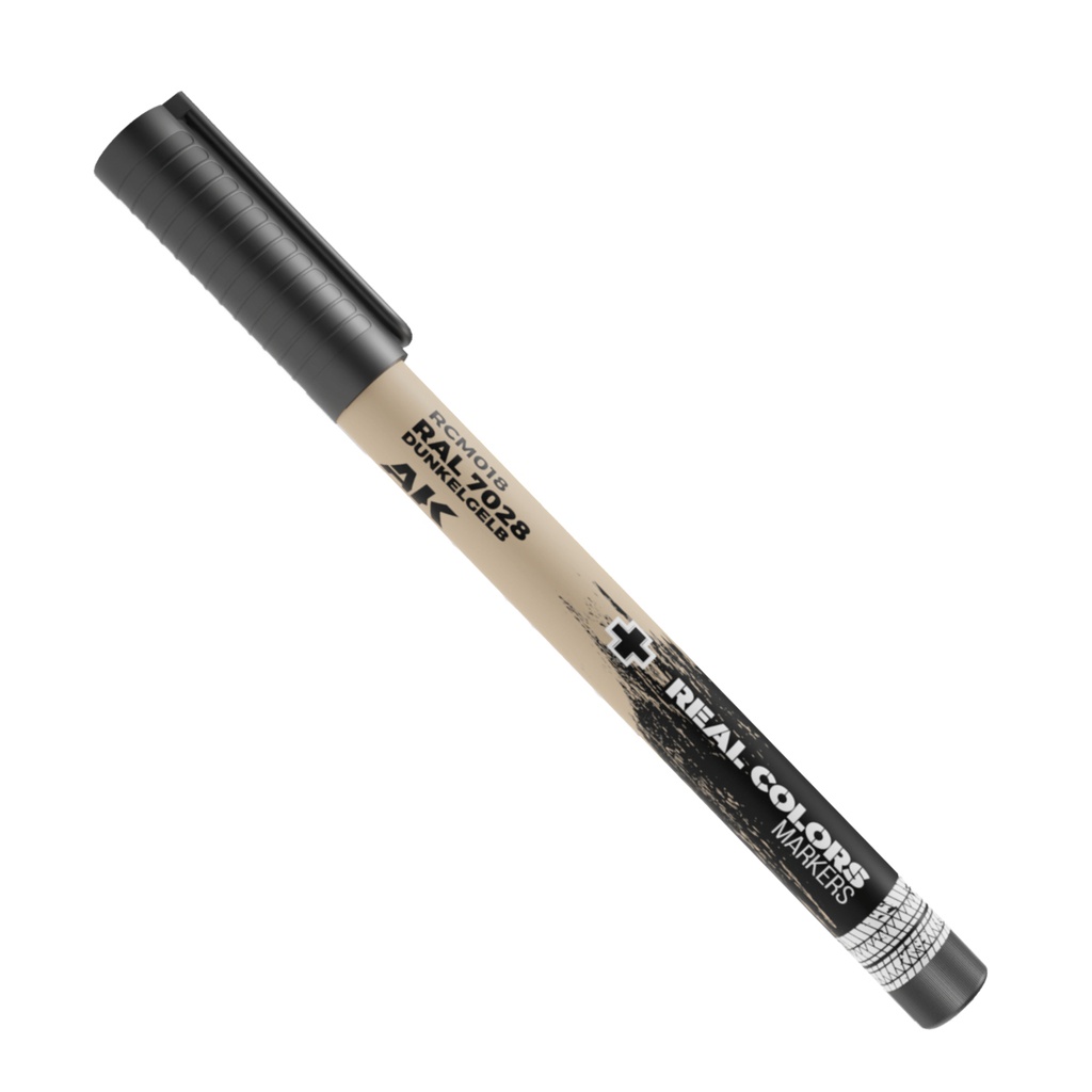 [ AKRCM018 ] Ak-interactive REAL COLORS MARKERS RAL 7028 DUNKELGELB