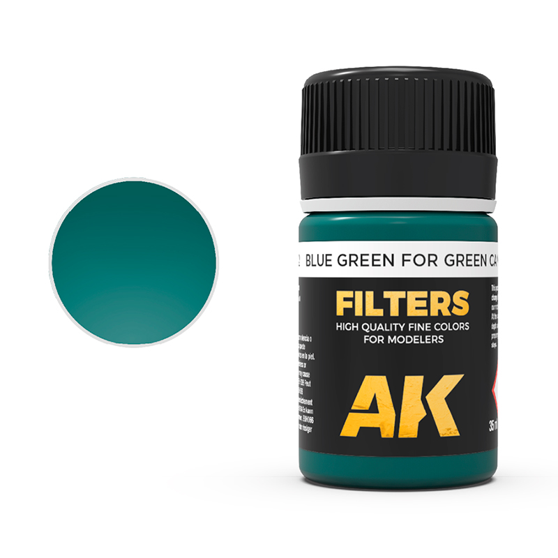 [ AK4162 ] Ak-interactive Enamel effects LIGHT FILTER FOR GREEN VEHICLES