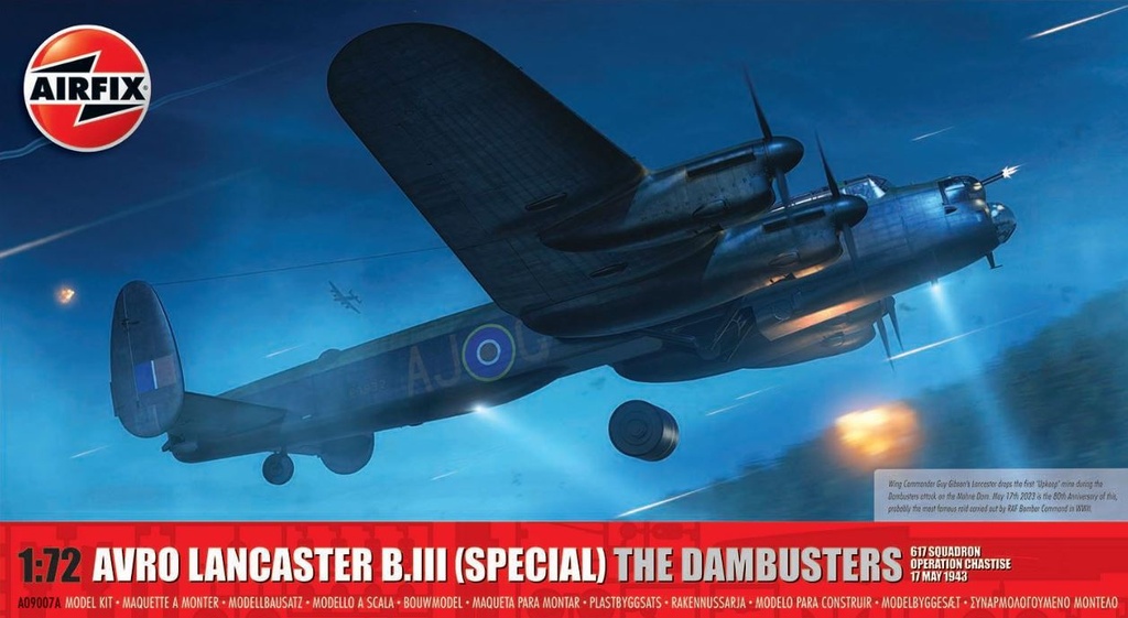 [ AIRA09007A ] Airfix Avro Lancaster B.III (SPECIAL) 'THE DAMBUSTERS' 1/72