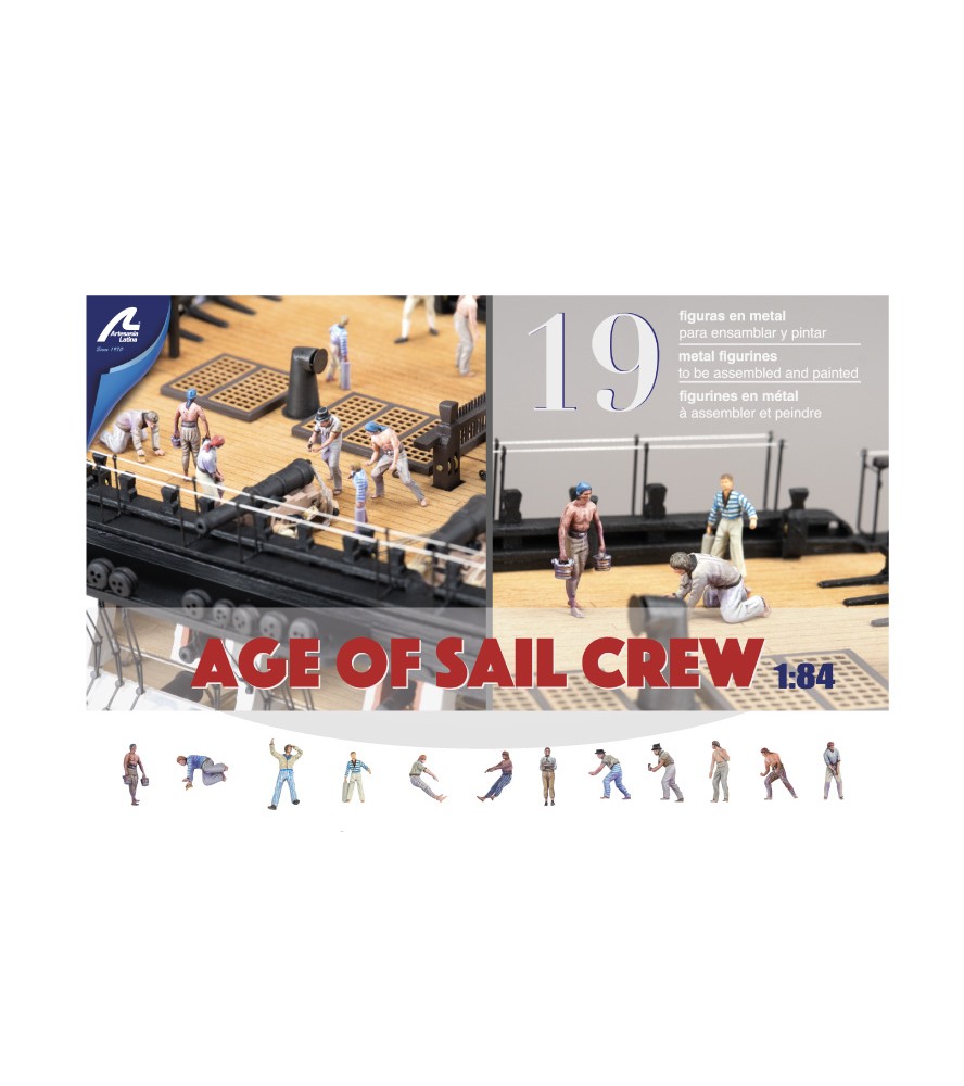 [ AL22900F2 ] Artesania Latina  Age of Sail Crew H.M.S. Victory (1700-1815) 1/84
