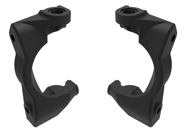 [ TRX-10732-BLK ] Traxxas Caster blocks (c-hubs), left & right (black) trx10732-blk