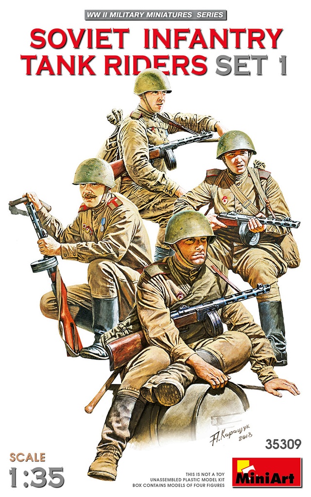 [ MINIART35309 ] Soviet infantry tank rideres set 1   1/35