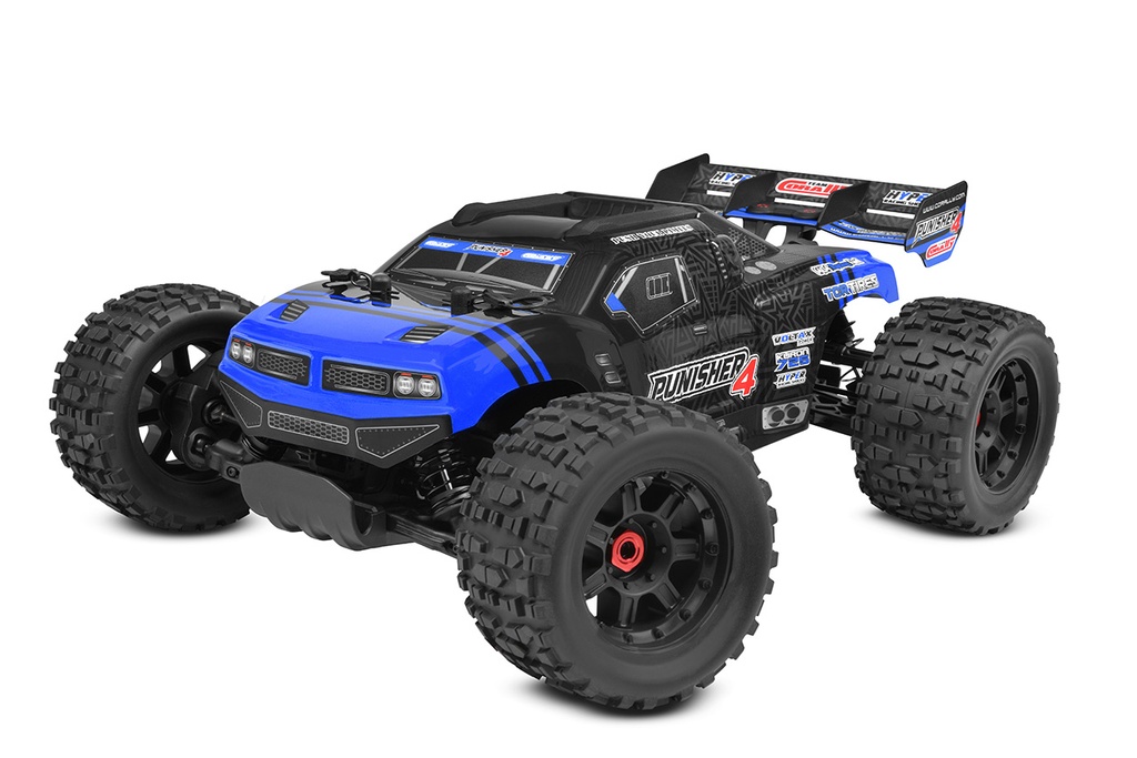 [ PROC-00292-B ] Team Corally - PUNISHER 4 - RTR - Blue - Brushless Power 4S - No Battery - No Charger