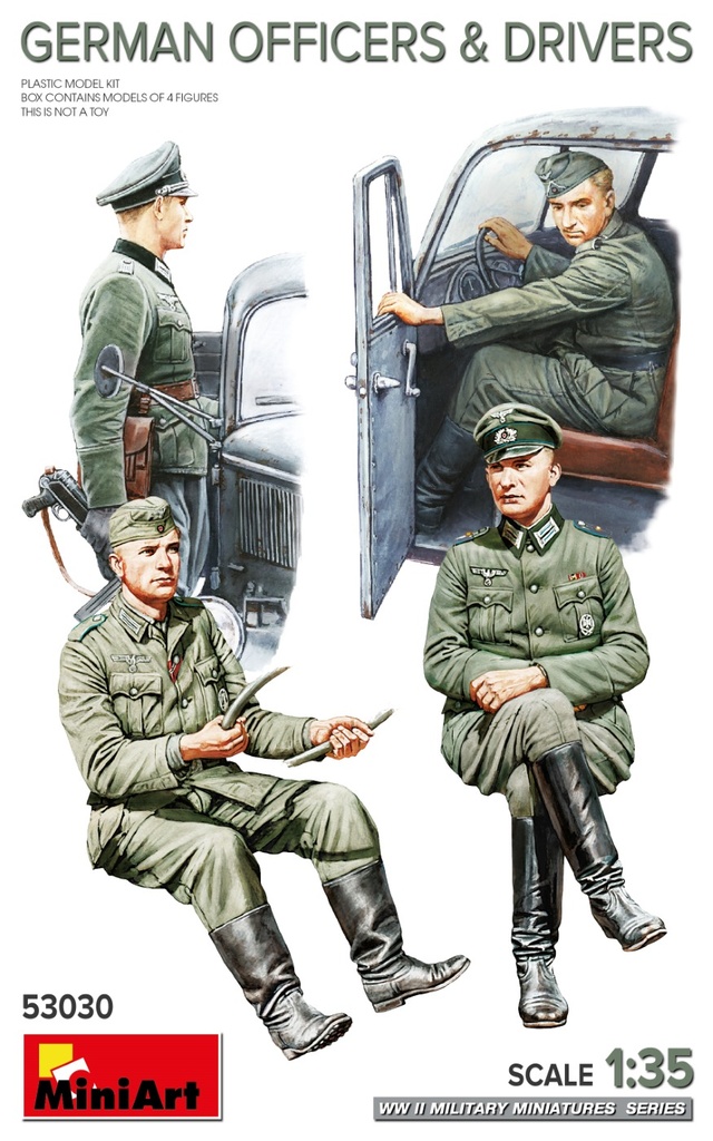[ MINIART53030 ] Miniart German Officers & Drivers 1/35