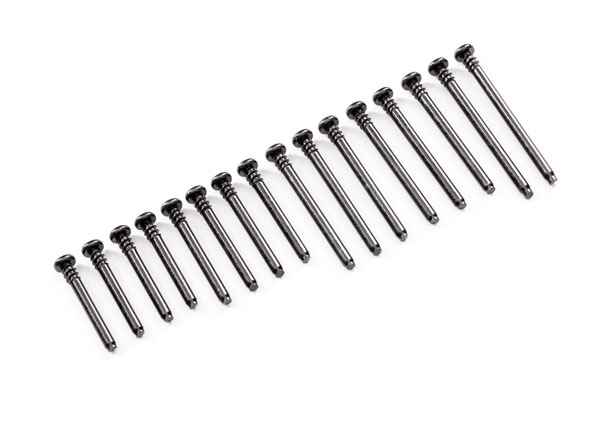 [ TRX-10740 ] Traxxas Suspension screw pin set, front or rear, 3x40mm (6), 3x32mm (4), 3x28mm (4), 3x46mm (2) - trx10740