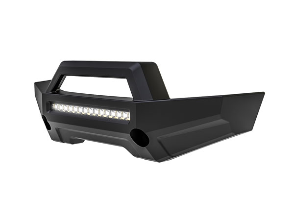 [ TRX-10797 ] Traxxas Bumper, front (with LED lights) (replacement for #10735 front bumper) (requires #6588X power supply or #10795 LED light kit)