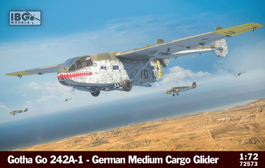 [ IBG72573 ] IBG models Gotha Go-242 A-1 - German Medium Cargo Glider
