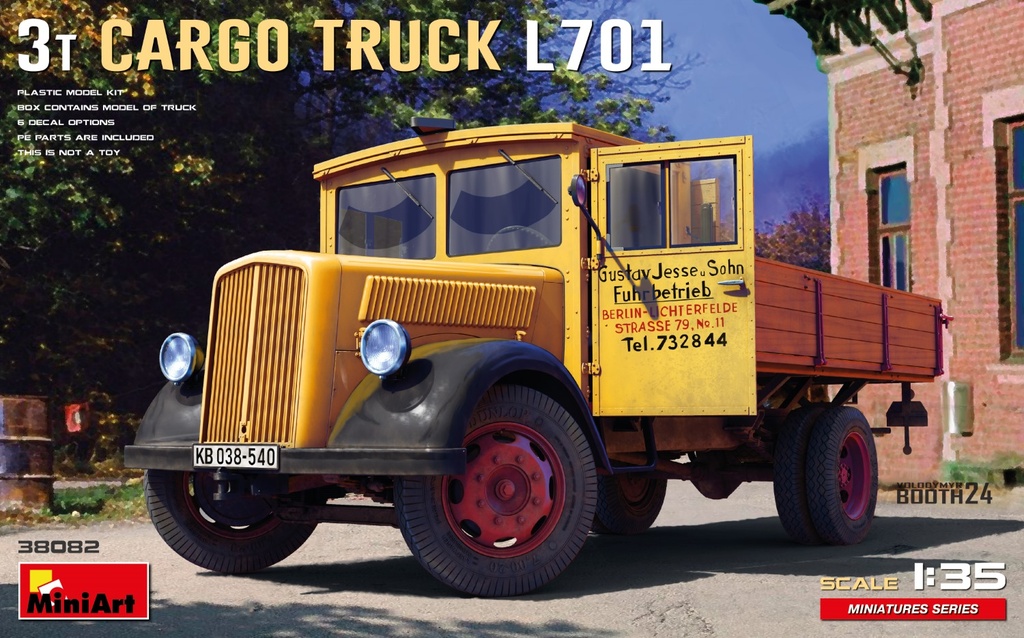 [ MINIART38082 ] 3T Cargo Truck L701 1/35