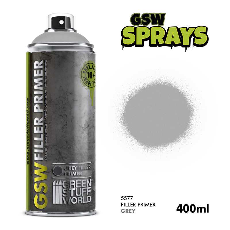 [ GSW5577 ] Green stuff world Spray Filler Primer 400ml