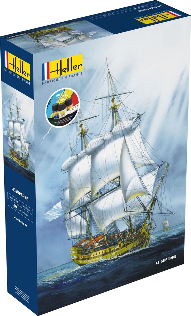 [ HE58895 ] Heller Starterkit Le Superbe 1/150