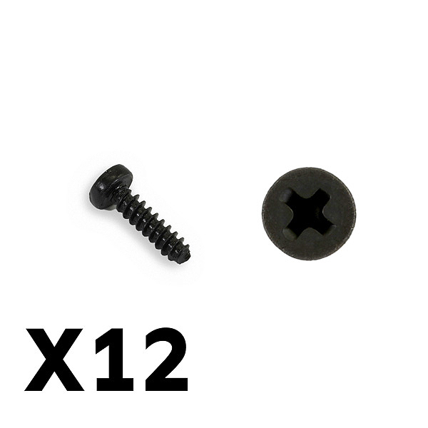 [ FTX9749 ] FTX TRACER PAN HEAD SELF TAPPING SCREWS PBHO 2.6*10MM