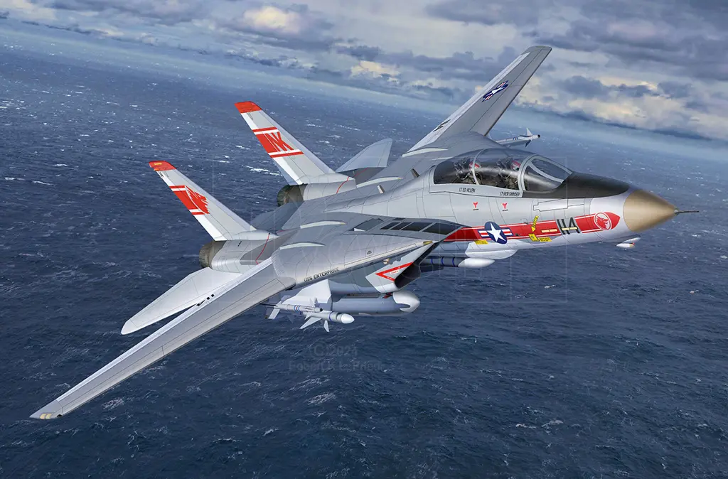 [ RE03782 ] Revell Grumman F-14A Tomcat 1/144 