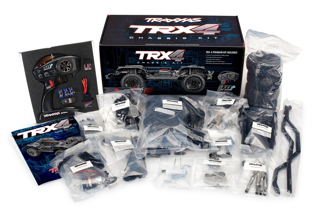[ TRX-82216-4 ] Traxxas TRX-4 KIT clipless crawler TQi, XL-5, without battery and charger - TRX82216-4