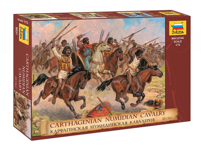 [ ZVE8031 ] Zvezda Carthagenian Numidian Cavalry 1/72