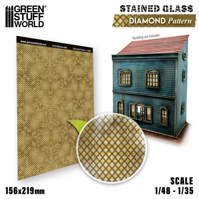 [ GSW13688 ] Green Stuff World Ruitpatroon glas-in-lood