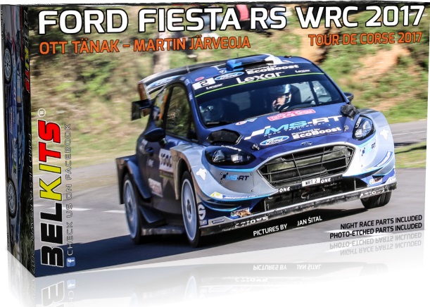 [ BEL-013 ] Belkits Ford Fiesta RS WRC 2017 Tour de Corse 2017 1/24