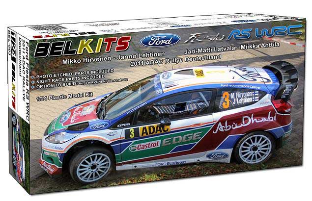 [ BEL-003 ] Belkits Ford Fiesta RS WRC 2011 ADAC Rally Deutschland 1/24