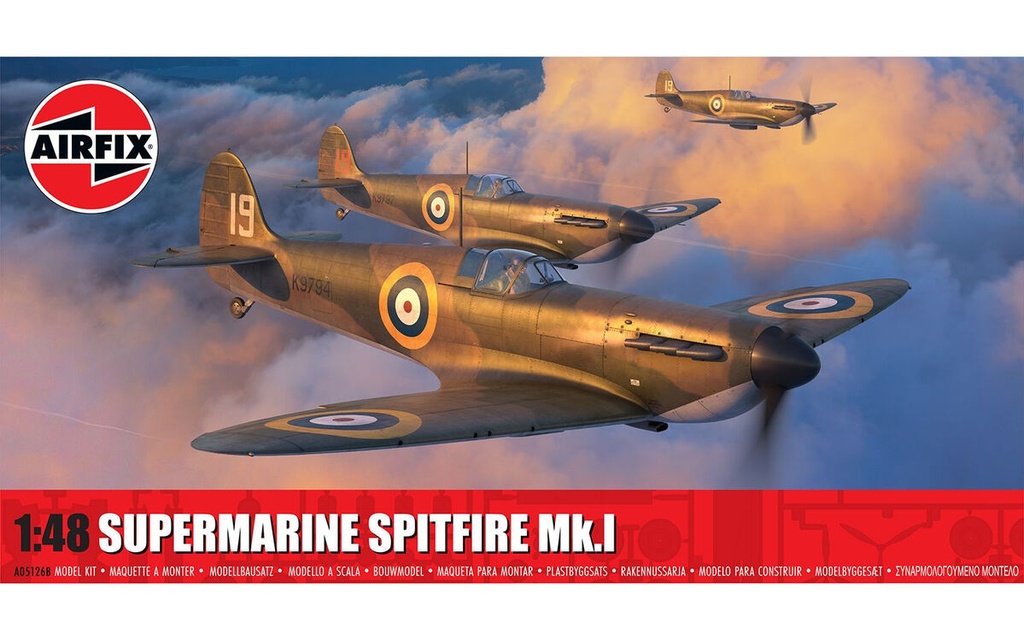 [ AIRA05126B ] Airfix Supermarine Spitfire Mk.I 1/48