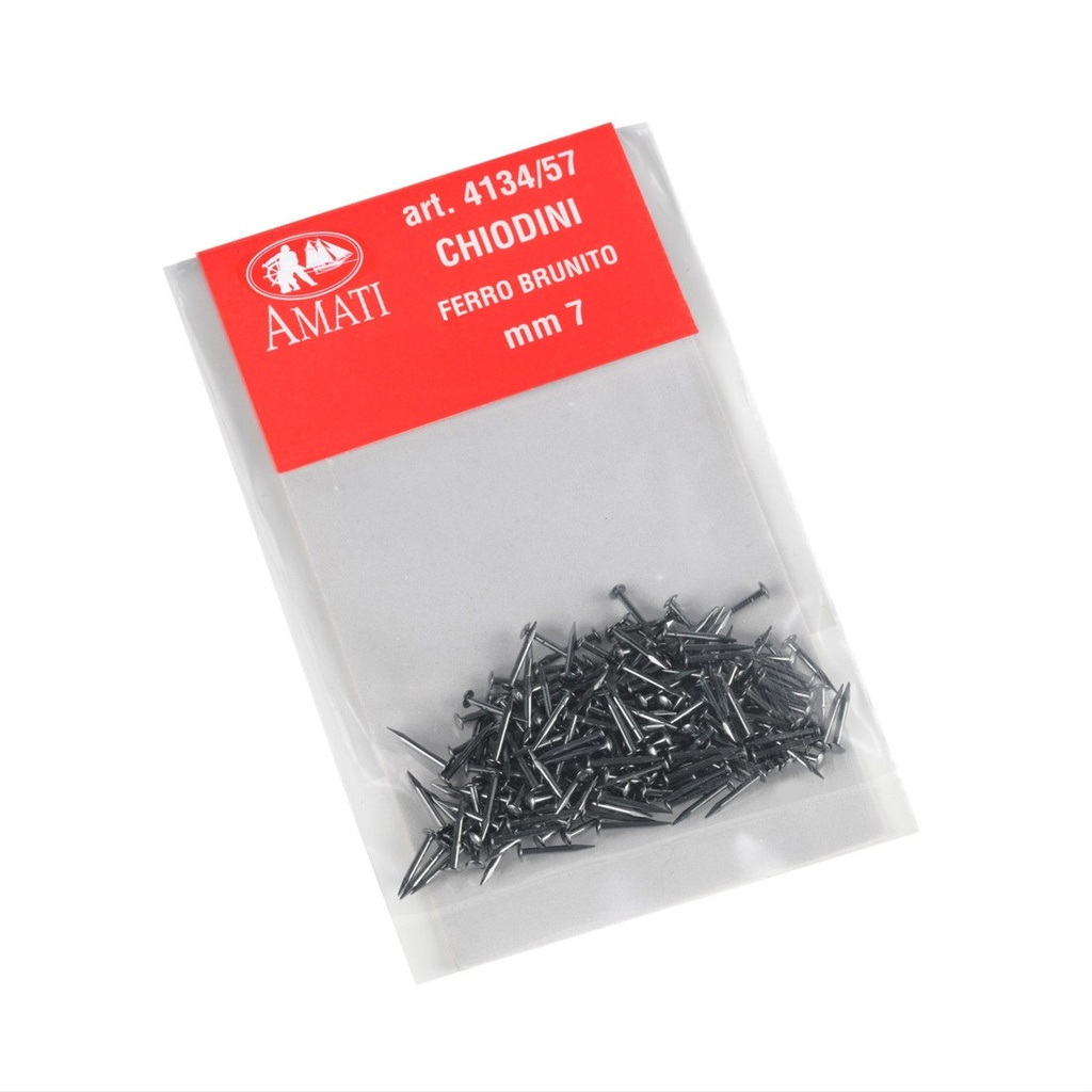 [ AMA4134/57 ] Amati iron nails black 0.8x7mm