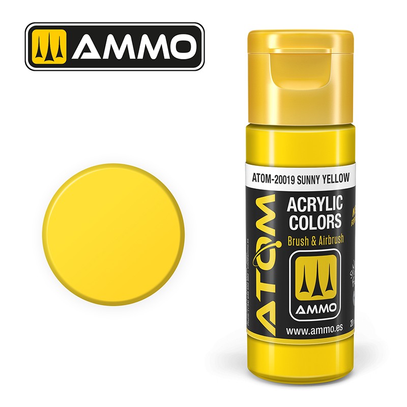 [ MIG20019 ] ATOM COLOR Sunny Yellow 20ml